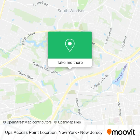 Ups Access Point Location map