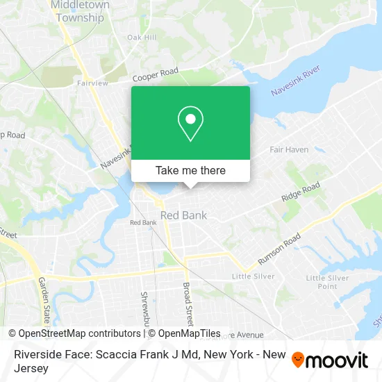 Riverside Face: Scaccia Frank J Md map