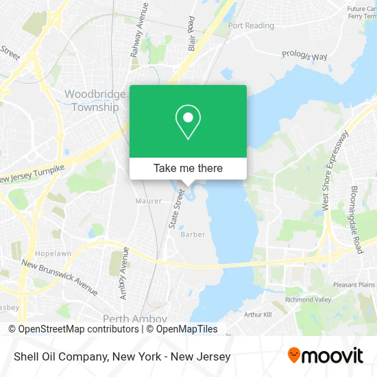Shell Oil Company map