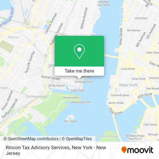 Rincon Tax Advisory Services map