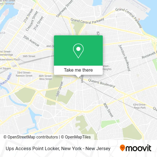 Ups Access Point Locker map