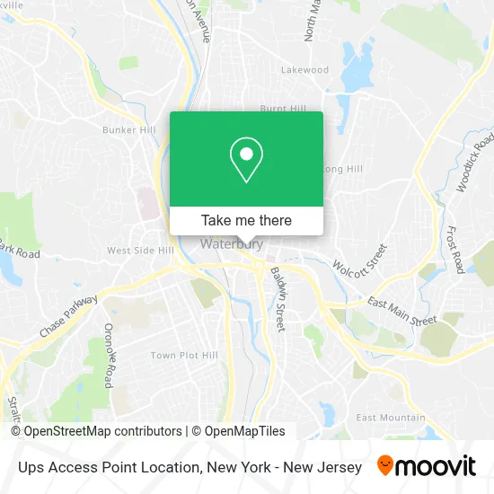 Ups Access Point Location map