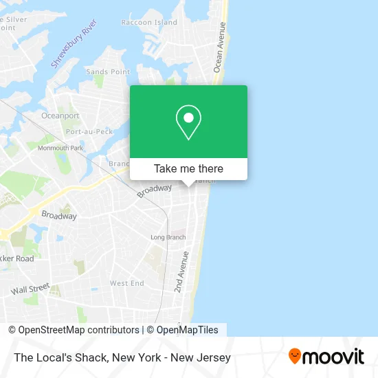The Local's Shack map