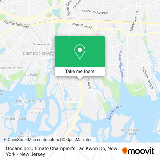 Oceanside Ultimate Champion's Tae Kwon Do map