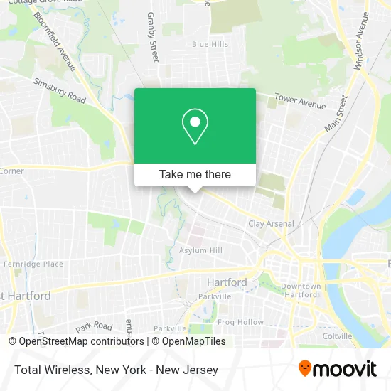 Total Wireless map