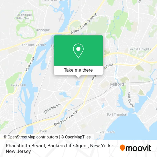 Rhaeshetta Bryant, Bankers Life Agent map
