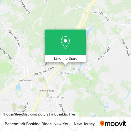 ¿Cómo llegar a Benchmark Basking Ridge en Bernards en tren o autobús?