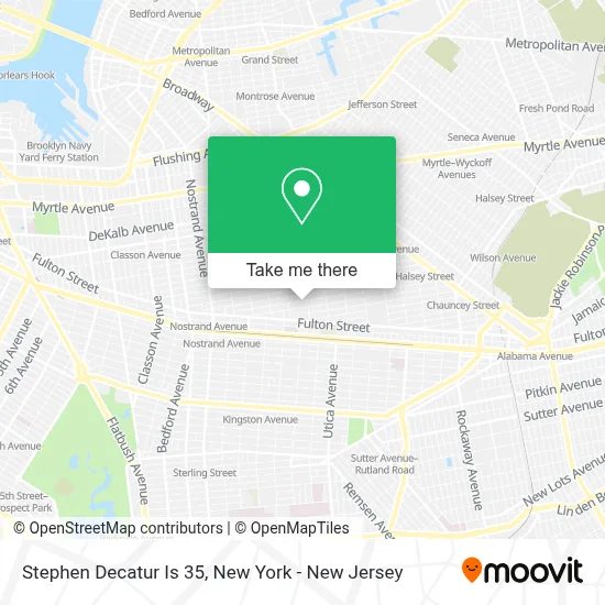 Stephen Decatur Is 35 map