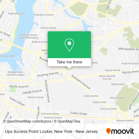 Ups Access Point Locker map