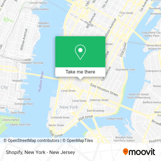 Shopify map
