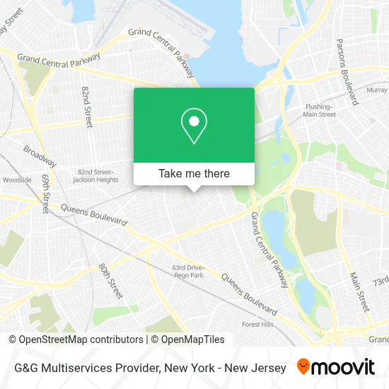 G&G Multiservices Provider map