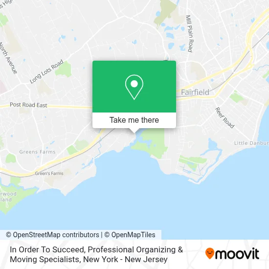In Order To Succeed, Professional Organizing & Moving Specialists map