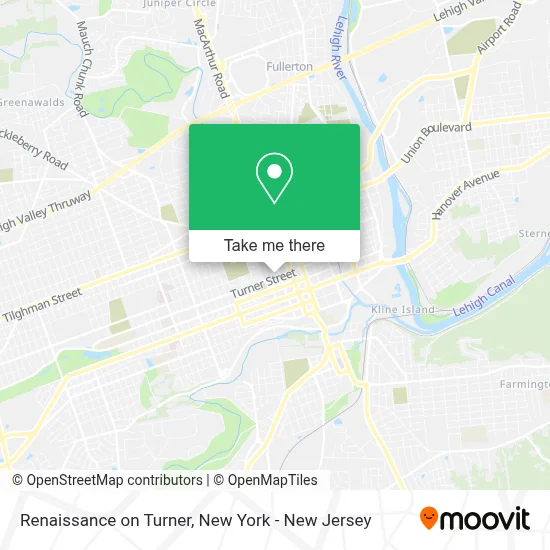 Renaissance on Turner map