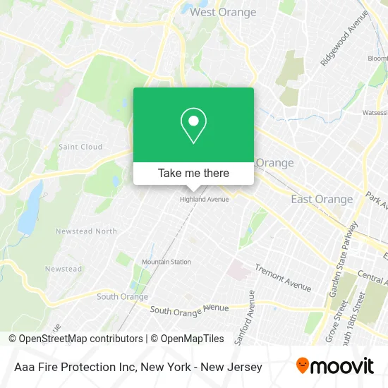 Aaa Fire Protection Inc map