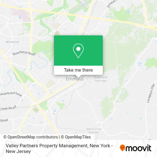 Valley Partners Property Management map