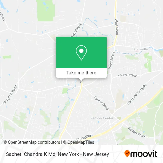 Sacheti Chandra K Md map