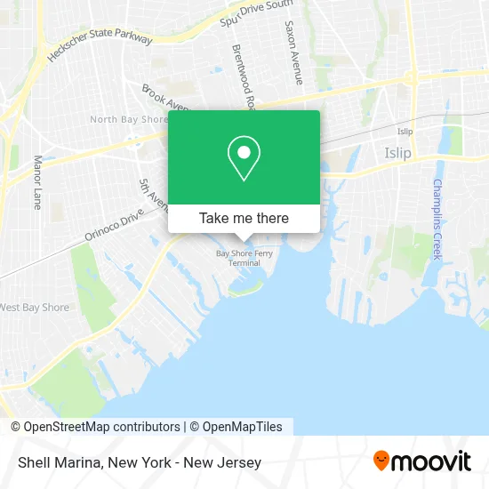 Shell Marina map