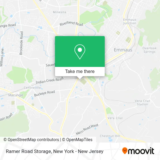 Ramer Road Storage map