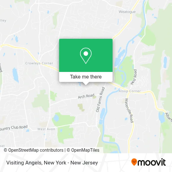 Visiting Angels map