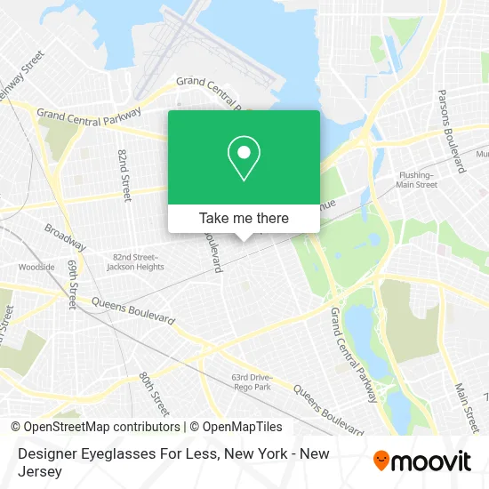 Designer Eyeglasses For Less map