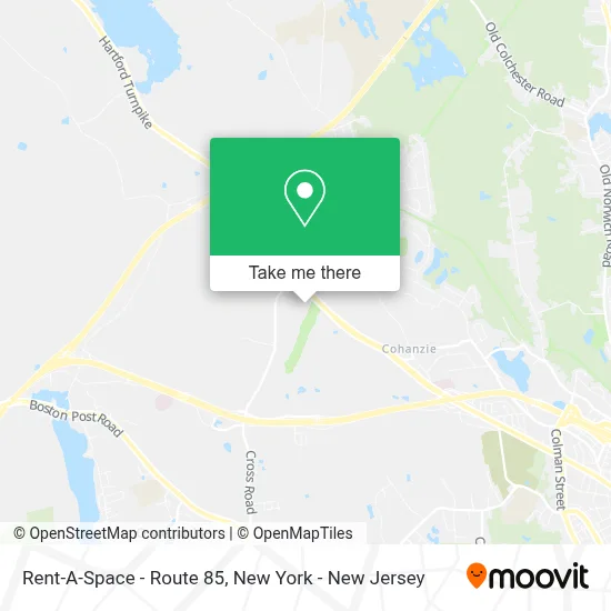 Rent-A-Space - Route 85 map