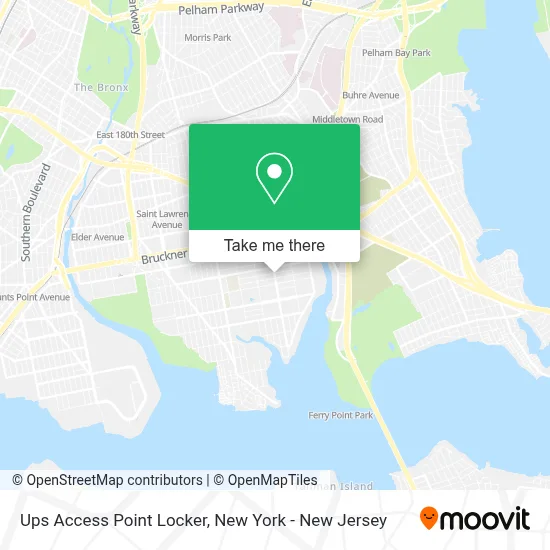 Ups Access Point Locker map