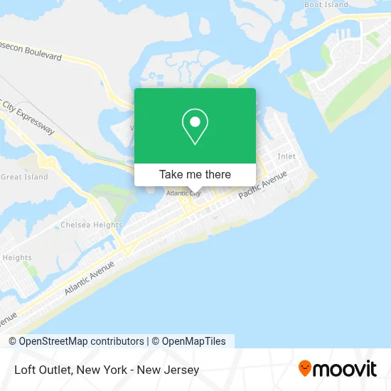 Loft Outlet map
