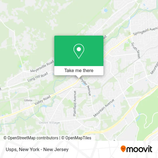 Usps map
