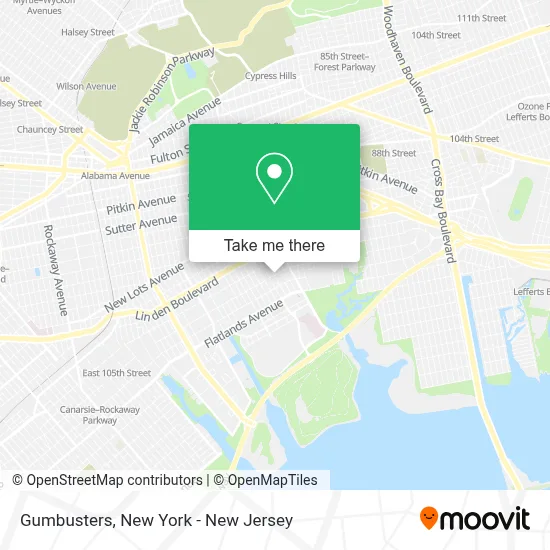 Gumbusters map