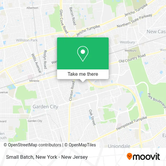 Small Batch map