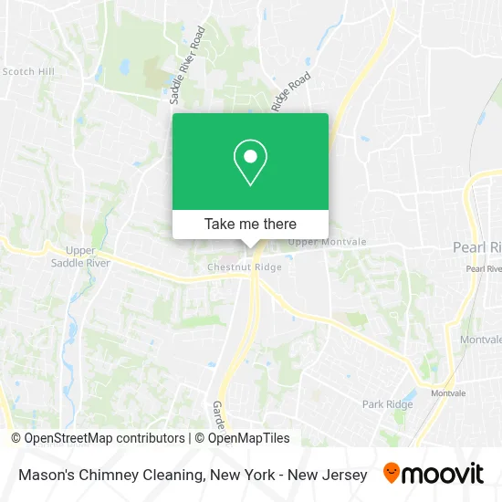 Mason's Chimney Cleaning map