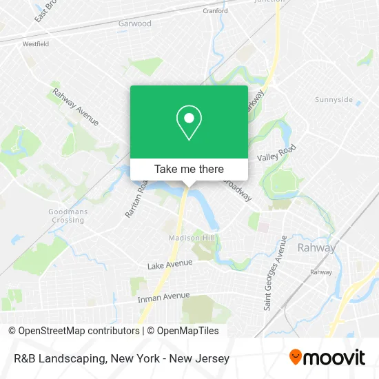 R&B Landscaping map
