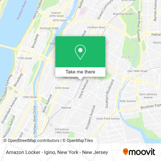 Amazon Locker - Igino map