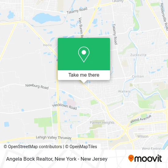 Angela Bock Realtor map