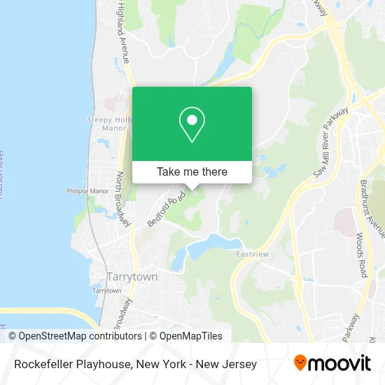 Rockefeller Playhouse map
