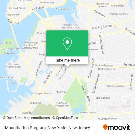 Mountbatten Program map