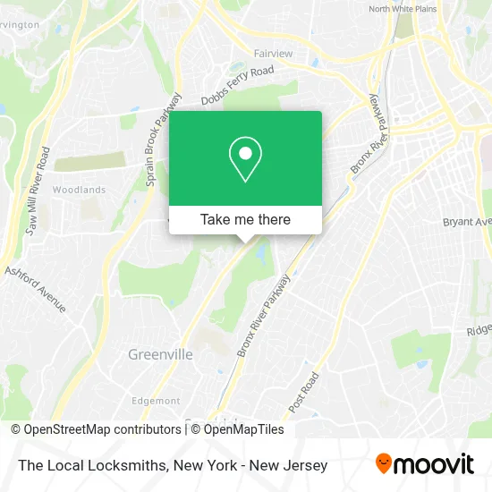 The Local Locksmiths map