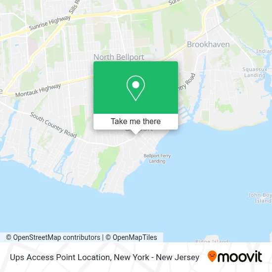 Ups Access Point Location map