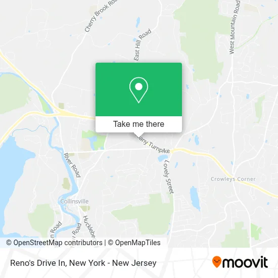 Reno's Drive In map