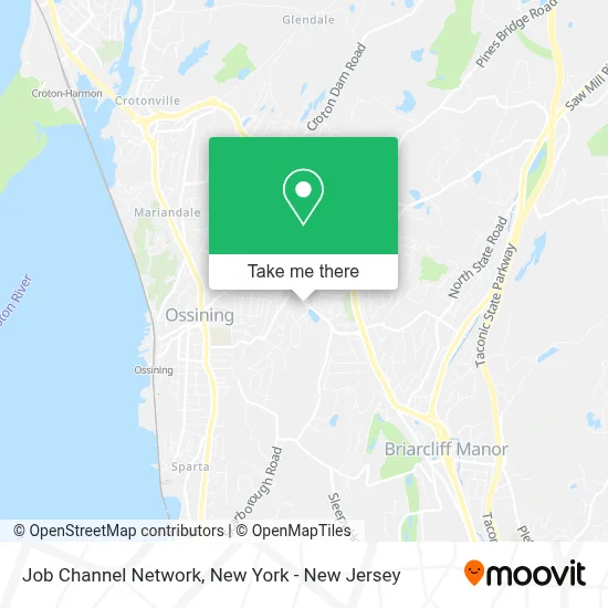Job Channel Network map