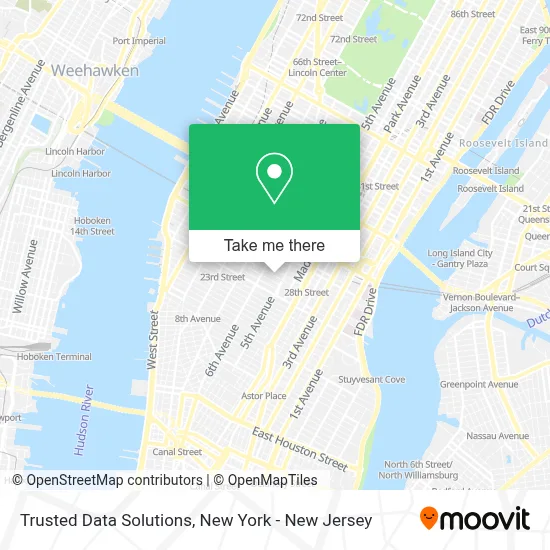 Trusted Data Solutions map