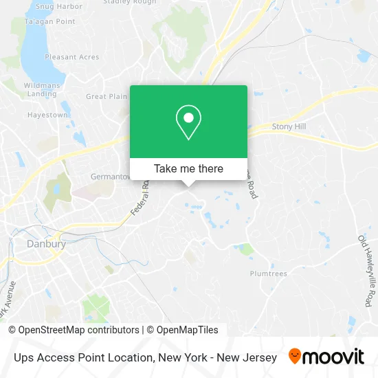 Ups Access Point Location map
