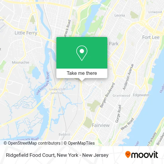 Ridgefield Food Court map