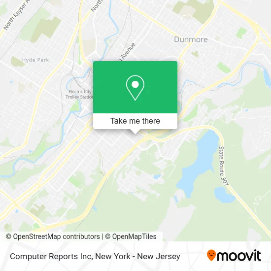 Computer Reports Inc map