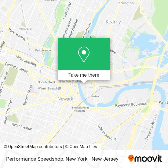 Performance Speedshop map