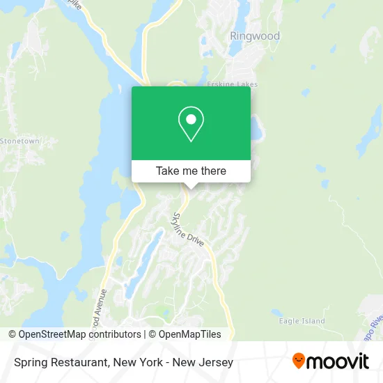 Spring Restaurant map