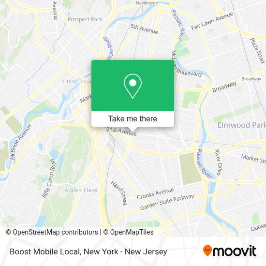 Boost Mobile Local map