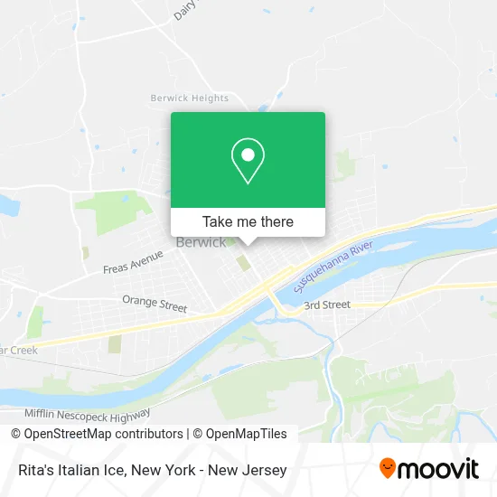 Rita's Italian Ice map