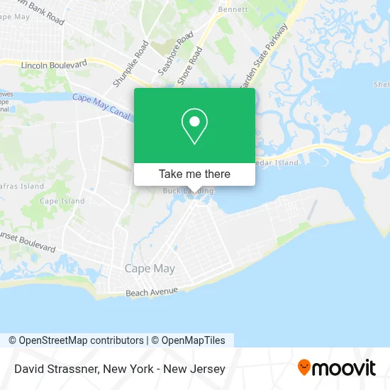 David Strassner map