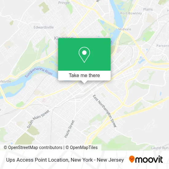 Ups Access Point Location map